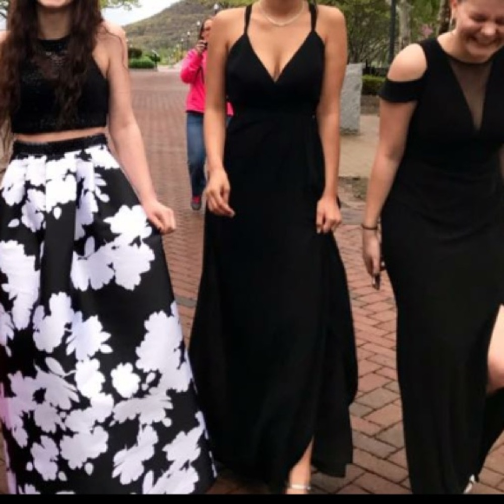 Black ASOS prom dress